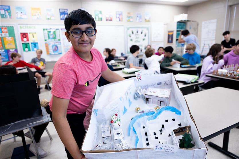 Students present science projects